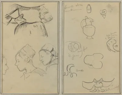 Four Studies of Breton Women; Shapes and Vases