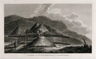 Four summer houses and a winter dwelling in Kamchatka