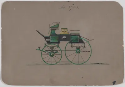 Four Wheel Dog Cart .# 3705