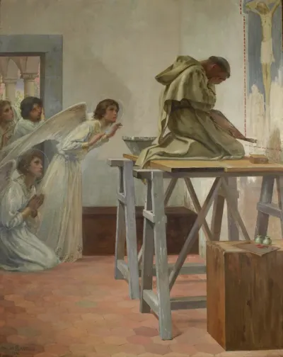 Fra Angelico visited by angels