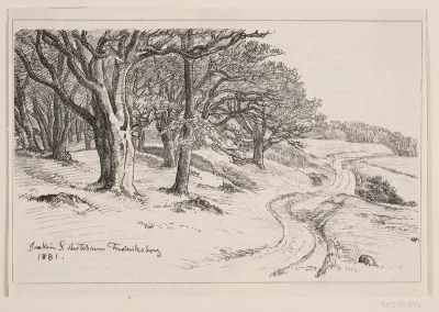 Fra Hestehaven, Frederiksborg