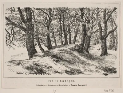 Fra hestehaven ved Fredriksborg