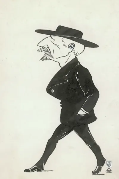 Fra Strøget. / XLV./ Roald Amundsen