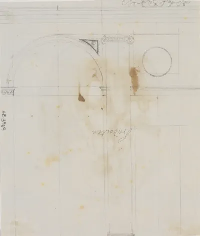 Fragment af arkitekturudkast