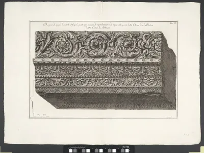Fragment van deurlijst van Chiesa di San Pietro in Albano
