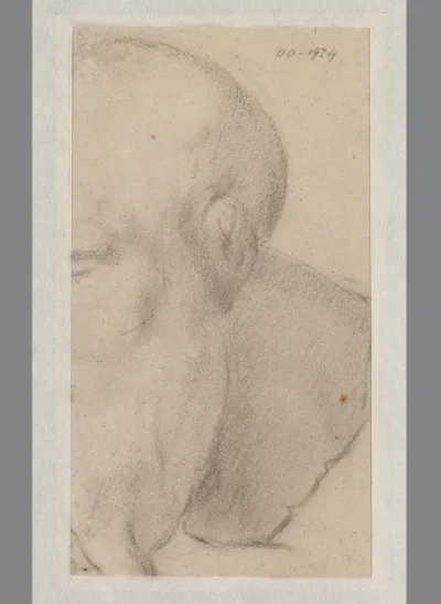 Fragment van een manshoofd