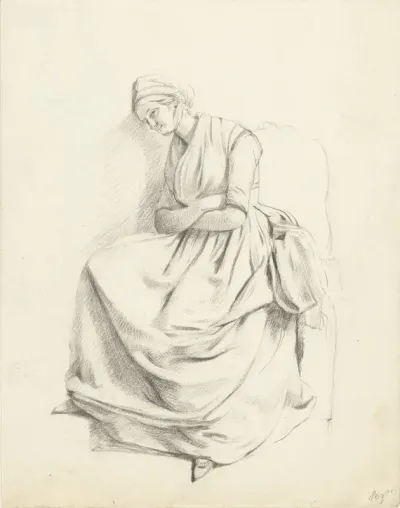 Fragment van een mansportret