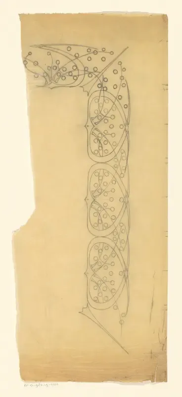 Fragment van een ornamenteel kader