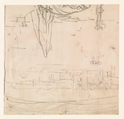 Fragment van een schets