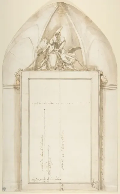 Frame for a Painting of Saint Christopher