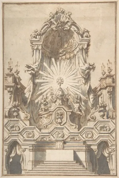 Framed Design for an Altar