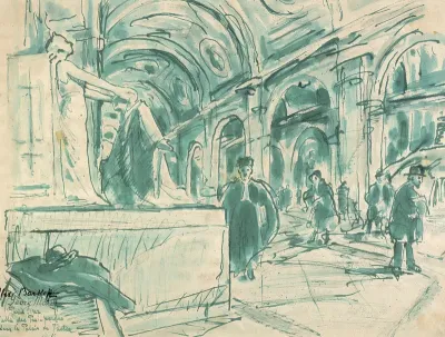 Från Palais de Justice i Paris