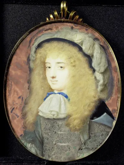 Frances Teresa Stuart (1647-1702), hertogin van Richmond en Lennox, in travestie