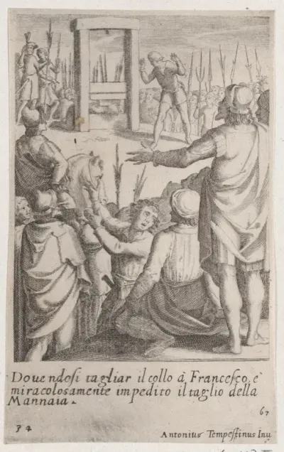 Francesco, from Scelta d'Alcuni Miracoli e Grazie della Santissima Nunziata di Firenze (Selection of Some Miracles and Graces that Occurred in the Church of the Annunziata in Florence)