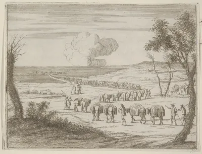 Francesco I d'Este Aids the Duke of Mantua After his Territories were Devastated by the German Armies, from "L'Idea di un Principe ed Eroe Cristiano in Francesco I d'Este, di Modena e Reggio Duca VIII [...]"