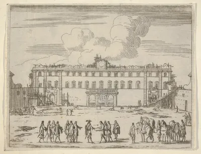 Francesco I d'Este Builds the Palazzo di Sassuolo, from "L'Idea di un Principe ed Eroe Cristiano in Francesco I d'Este, di Modena e Reggio Duca VIII [...]"