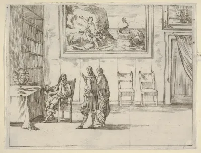 Francesco I d'Este Displays Great Faculty in his Studies, from "L'Idea di un Principe ed Eroe Cristiano in Francesco I d'Este, di Modena e Reggio Duca VIII [...]"