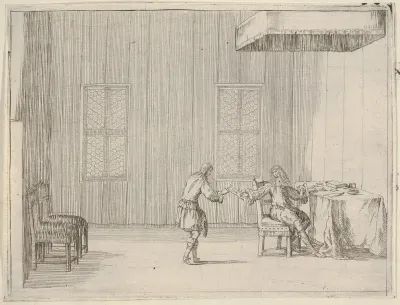 Francesco I d'Este Drafts a Document that Prevents Individuals from Conspiring Against the State, from "L'Idea di un Principe ed Eroe Cristiano in Francesco I d'Este, di Modena e Reggio Duca VIII [...]"