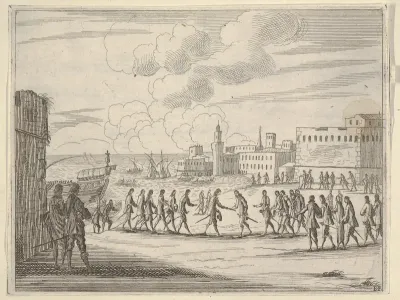 Francesco I d'Este is Named the Deputy of the Catholilc King and is Sent to Catalogna, from "L'Idea di un Principe ed Eroe Cristiano in Francesco I d'Este, di Modena e Reggio Duca VIII [...]"