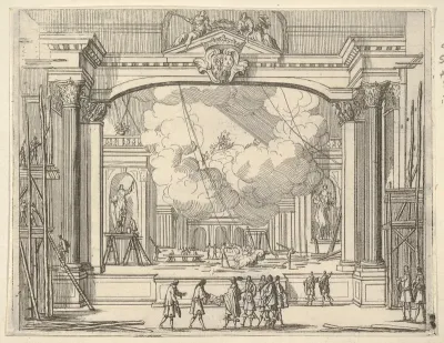 Francesco I d'Este Orders Fête Decorations, from "L'Idea di un Principe ed Eroe Cristiano in Francesco I d'Este, di Modena e Reggio Duca VIII [...]"