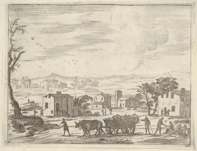 Francesco I d'Este Provides for His People During the Great Plague of 1630, from "L'Idea di un Principe ed Eroe Cristiano in Francesco I d'Este, di Modena e Reggio Duca VIII [...]"