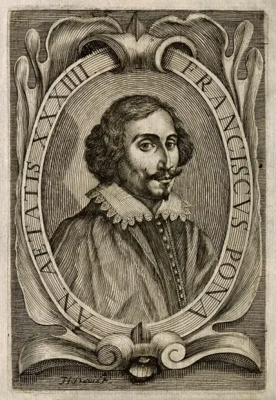Francesco Pona. Line engraving by H. David