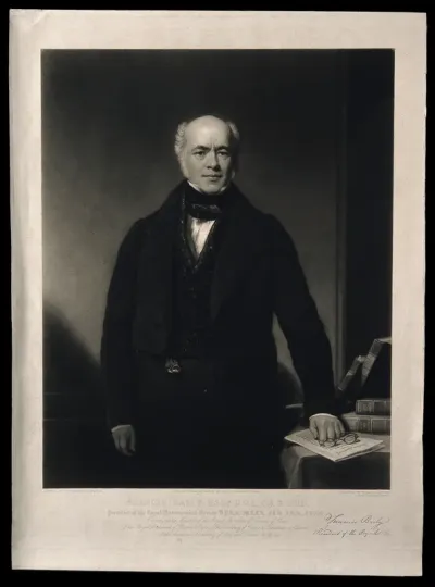 Francis Baily. Mezzotint by T. Lupton after T. Phillips