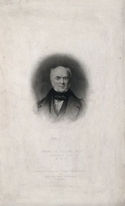 Francis Baily. Stipple engraving by F. Storm, 1849, after T. Phillips