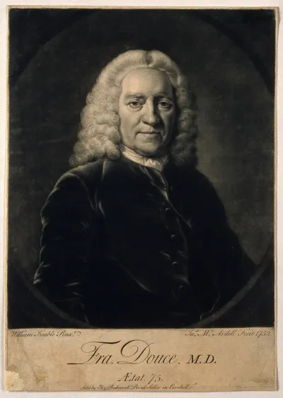 Francis Douce. Mezzotint by J. McArdell, 1752, after W. Keable