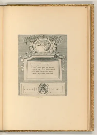 Francisci Tertii [...] Austriacae Gentis Imaginum (Schlusswort)