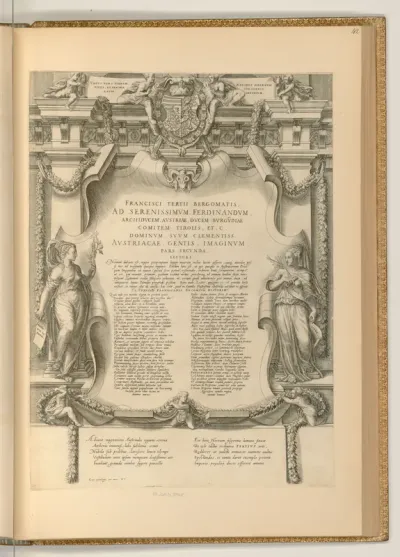 Francisci Tertii [...] Austriacae Gentis Imaginum (Titelblatt)