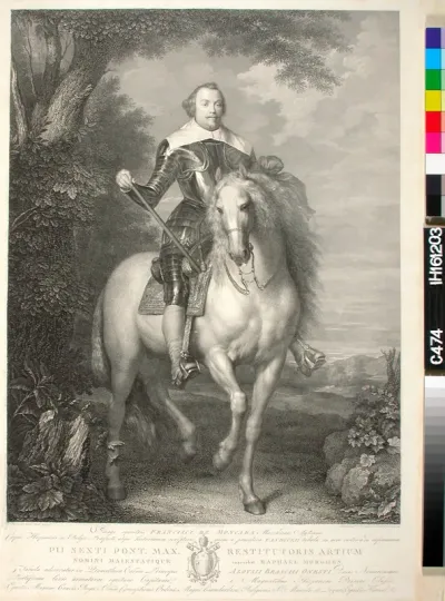 Francisco de Moncadan ratsastajamuotokuva