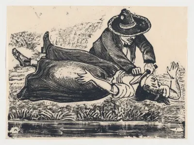 Francisco Guerrero, the waistcoat maker and cut throat, murdering a woman