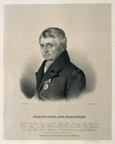 Franciscus Ant. Christen. Lithograph by L. Torsch after A. Einsle