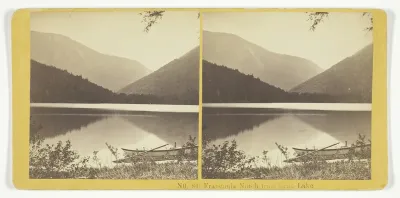 Franconia Notch from Echo Lake