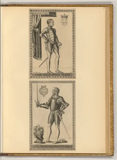 Francoys, devalves dauphin devienoys; Messire Anne, Duc de Montmorancii connestable de Fance