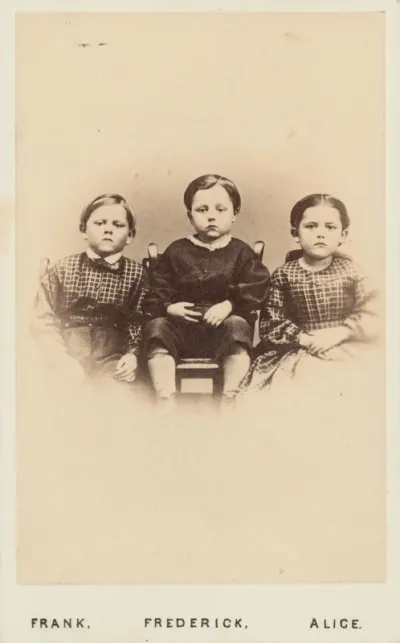 Frank. Frederick. Alice.