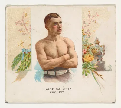 Frank Murphy, Pugilist, from World's Champions, Second Series (N43) for Allen & Ginter Cigarettes