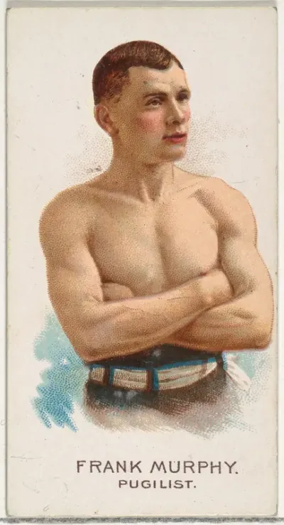 Frank Murphy, Pugilist, from World's Champions, Series 2 (N29) for Allen & Ginter Cigarettes