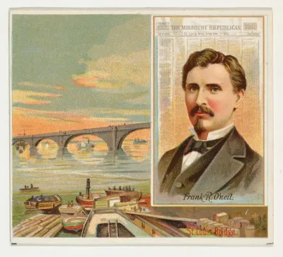 Frank R. O'Neil, The St. Louis Missouri Republican, from the American Editors series (N35) for Allen & Ginter Cigarettes