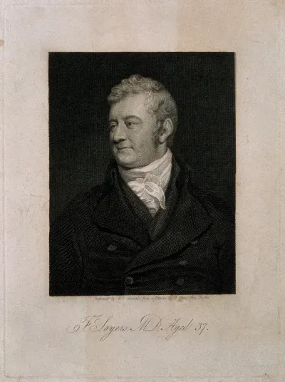 Frank Sayers. Line engraving by W. C. Edwards after J. Opie