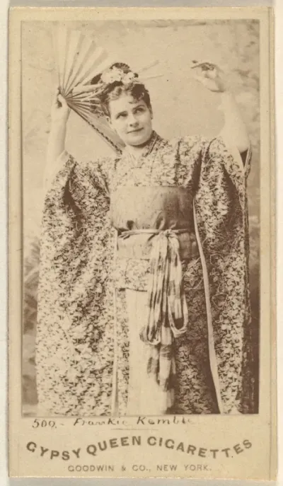 Frankie Kemble, from the Actors and Actresses series (N171) for Gypsy Queen Cigarettes