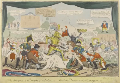 Frankrijk in handen van de bondgenoten, 1815