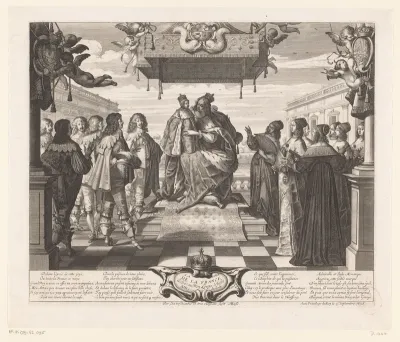 Frankrijk presenteert prins Lodewijk XIV