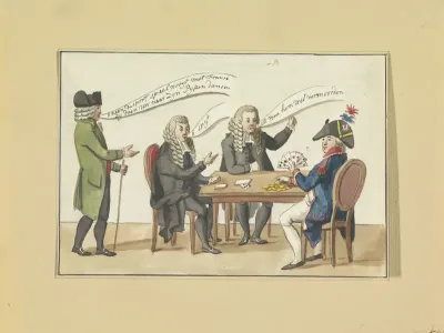 Frankrijk wint het kaartspel, 1795