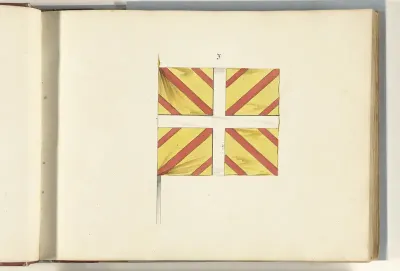 Frans vaandel veroverd bij Oostende, 1706