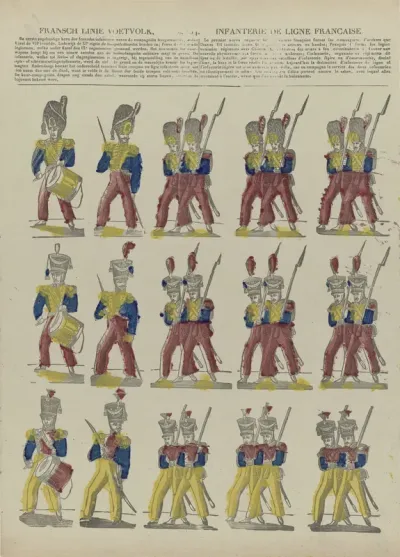 Fransch linie voetvolk / Infanterie de ligne Francaise