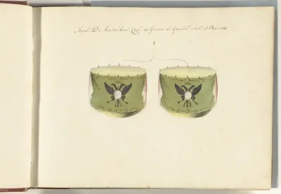 Franse pauken veroverd in de slag bij Spierbach, 1703