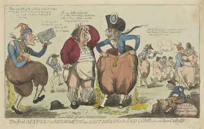 Franse sansculotten in Hollandse broeken, 1795