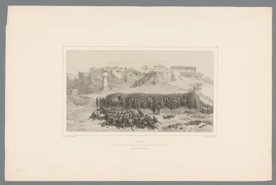 Franse soldaten vallen Constantine aan, 13 oktober 1837
